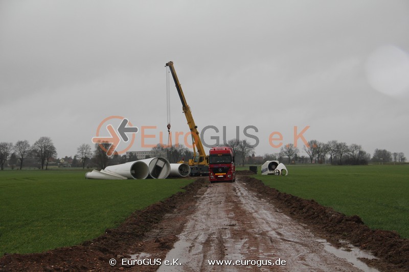 Heavy and oversized transport of a wind turbine Vestas Heavy and oversized transport of a wind turbine Vestas