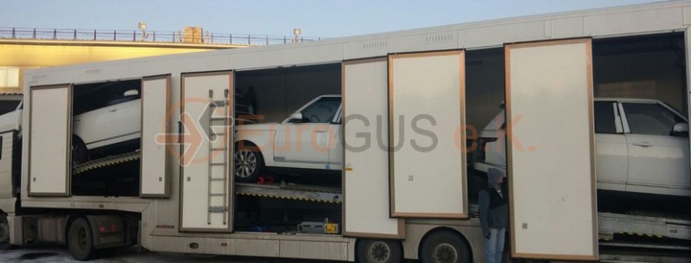 Car Transporter 2015 to Russia from Germany and EU